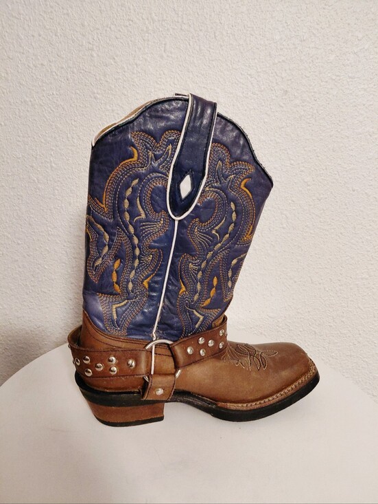 West Wind Western  Leather  Square Toe Midcalf Boots main image 4